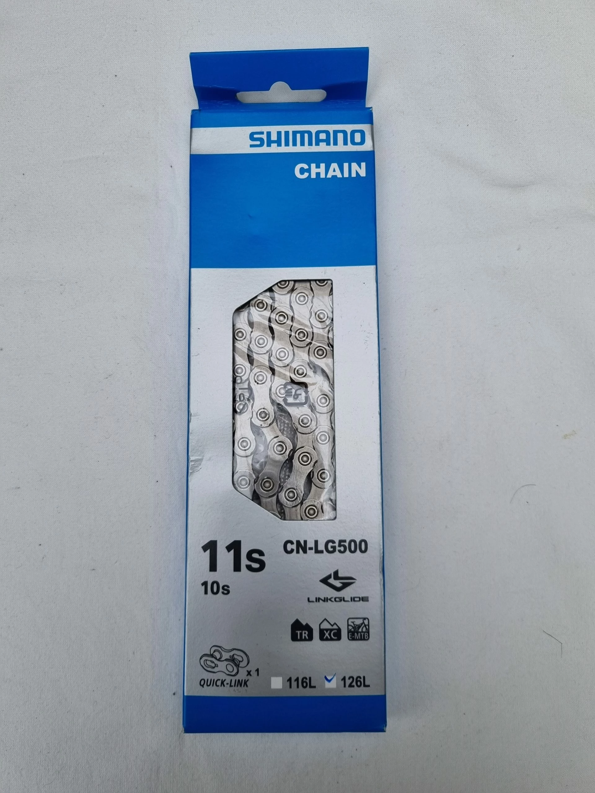 Shimano CNLG500 Fahrrad Kette 10/11Fach 126 Glieder LINKGLIDE 3 Shimano CNLG500 Fahrrad Kette 10/11Fach 126 Glieder LINKGLIDE