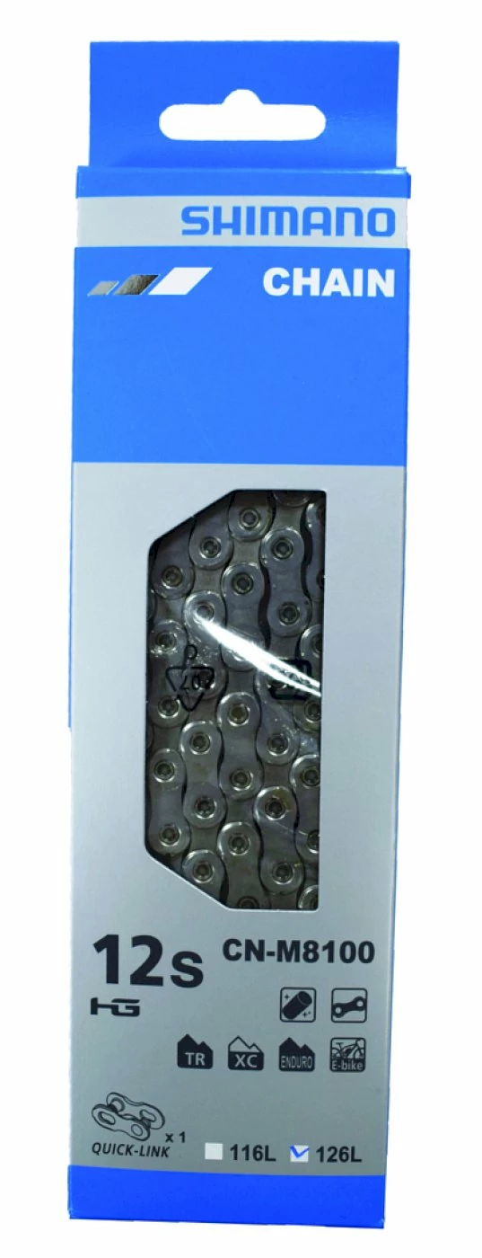 Shimano Fahrrad Kette CNM8100-12 12 Fach 116 Glieder Ql 3 Shimano Fahrrad Kette CNM8100-12 12 Fach 116 Glieder Ql