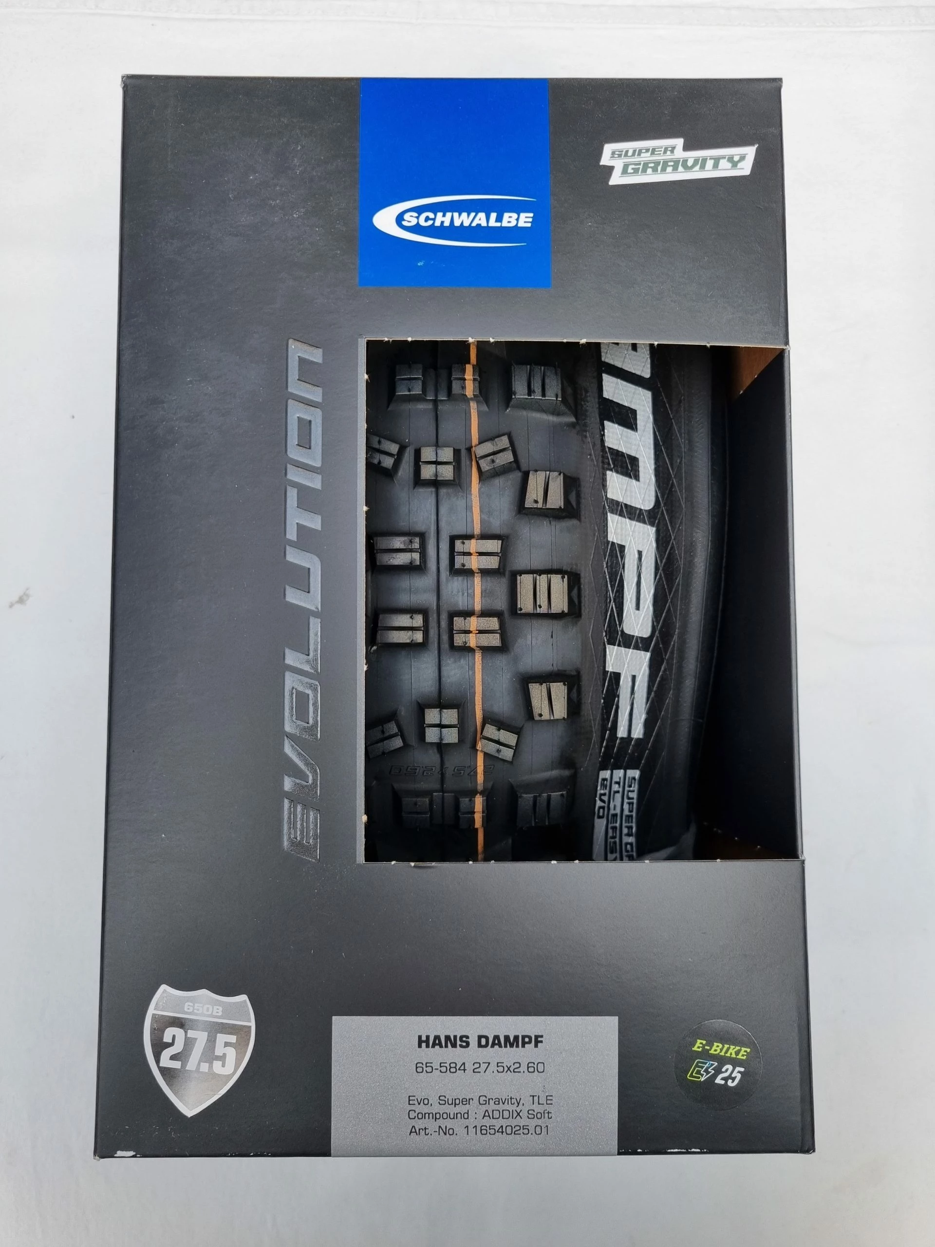 Schwalbe Fahrradreifen Hans Dampf ADDIX HS491 27,5x2,60 65-584 3 Schwalbe Fahrradreifen Hans Dampf ADDIX HS491 27,5x2,60 65-584